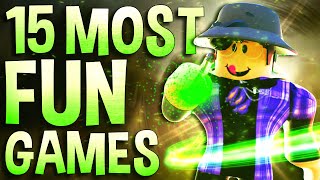 Top 15 Most Fun Roblox Games to play when your bored [upl. by Kera]