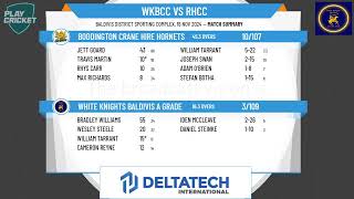 White Knights Baldivis A Grade v Boddington Crane Hire Hornets [upl. by Irrej]