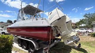 1993 HydraTech W Twin Suzuki 200 HP 178 Hrs [upl. by Dyun816]