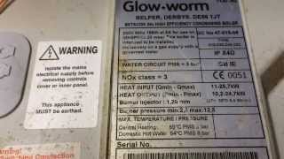 Glow worm betacom 24 c GC 4701908 hot water not working [upl. by Lekkim]