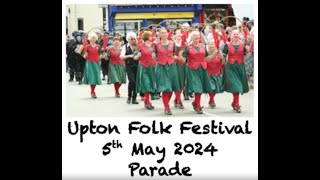 Photographs from Upton Folk Festival Parade 5th May 2024 [upl. by Killian]