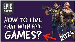 How to Live Chat with Epic Games [upl. by Anitreb]