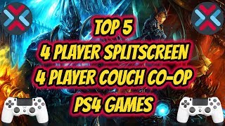 Top 5 4 Player Couch CoopSplitScreen Games Playstation 4 [upl. by Manbahs]