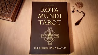 REVIEW  Rota Mundi Tarot  The Rosicrucian Arcanum  Daniel E Loeb [upl. by Drallim]