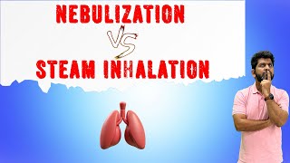 Is steam inhalation better than Nebulization🤔 nebulization steam inhalation vapour [upl. by Chang]