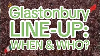 Glastonbury 2024 lineup ￼announcement date and rumoured acts [upl. by Esnahc973]