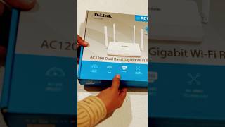 Unboxing DLink router DIR 825M Dual band 1200 with dual mode router amp access point [upl. by Verlee]