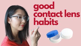 Contact lens habits you NEED to have  Optometrist Explains [upl. by Aonehc]