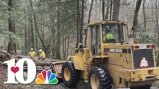 GSMNP reports road closures days after storm [upl. by Esinej233]