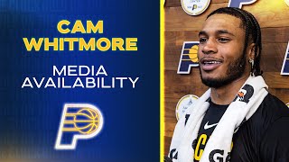 Indiana Pacers PreDraft Workouts Cam Whitmore Media Availability June 1 2023 [upl. by Housen714]