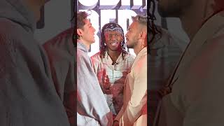 NICHLMAO VS WARREN SPENCER HEATED BOXING FACE OFF influencerboxing youtubeboxing misfitsboxing [upl. by Tymes]