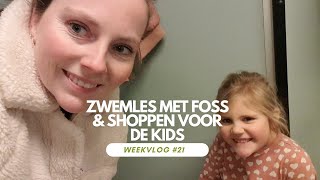 zwemles met Foss amp shoppen voor de kids Weekvlog 21 [upl. by Catriona512]