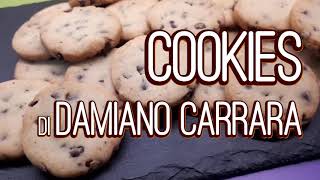 Biscotti cookies con gocce di cioccolato di Damiano Carrara ricetta [upl. by Marcela775]