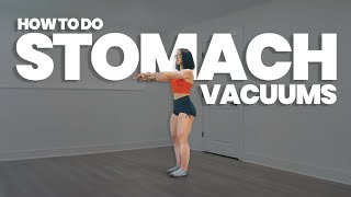 HOW TO DO STOMACH VACUUMS FOR BODYBUILDING  WEEK 3 OF PREP [upl. by Beale]