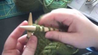 knit in front and back kfb tutorial [upl. by Bucher]