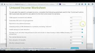 Calculating Your Expected Family Contribution Number EFC [upl. by Yanahs]