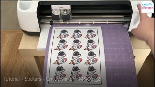 Un Tutoriel pour réaliser de magnifiques Stickers avec la Cricut Maker [upl. by Suiramed]