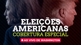 Resultado Eleições Americanas  AO VIVO de Washington Estados Unidos Donald Trump x Kamala Harris [upl. by Lucius]