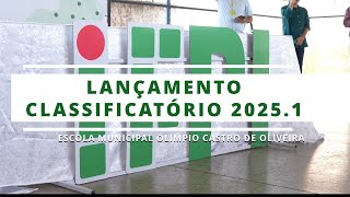 Lançamento do Exame Classificatório 20251 [upl. by Buhler]