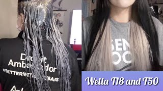 Wella T18 and T50 Toner [upl. by Mcclimans]