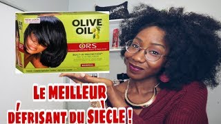 COMMENT SE DÉFRISER LES CHEVEUX CRÉPUS  AVEC OLIVE OIL [upl. by Aicela]