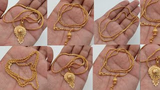 New latest gold chain with locket designs with weight amp price  under 10 gm 22ct gold chain designs [upl. by Macknair]