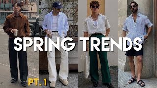 5 TRENDS TO TRY THIS SPRING  Men’s Spring Outfit Ideas  Mens Fashion 2024  Micah [upl. by Ellenet106]