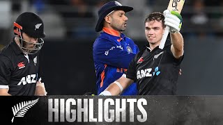 Latham 76 ball Hundred in Eden Park Runfest  SHORT HIGHLIGHTS  BLACKCAPS v India  Eden Park [upl. by Ardekan]