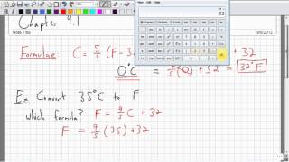 Apprenticeship and Workplace Math 10 41  Temperature Conversions [upl. by Doniv]