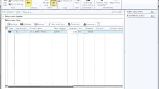 Dynamics AX 2012 Trade  Sales Order  Sales Order [upl. by Calie]