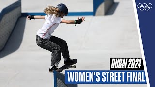 Japan on TOP 🇯🇵  Womens Street Final Highlights  WST Dubai 2024 [upl. by Nasya898]