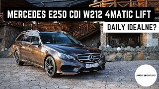 MERCEDES E250 CDI W212 4MATIC LIFT  DAILY IDEALNE TEST PL [upl. by Nuy]