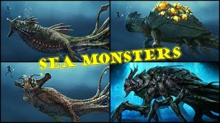 15 Biggest Fictional Sea Monsters [upl. by Sykleb]