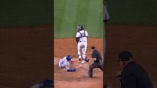 Out or safe 🤔 mlb baseball worldseries Dodgers yankees [upl. by Asilad]