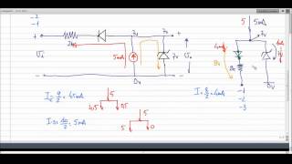 ElectroTutorial 197 Circuito Diodos 26 Función de Transferencia [upl. by Eirret]