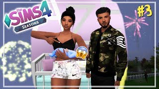 FIREWORKS amp BABY BIRTH 👶  THE SIMS 4 SEASONS 3 [upl. by Felike]