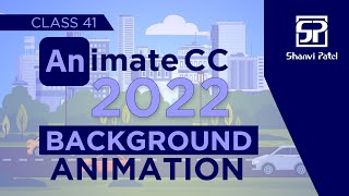 Adobe Animate CC 2022 Make Background Animation  Flash Tutorial  2d Animation  Hindi [upl. by Anawek]