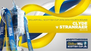 Clyde v Stranraer  William Hill Scottish Cup 201314 Fourth Round [upl. by Ahsyat212]