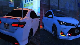 Home to install Toyota Corolla Grande x GTA 5 Pakistan mods Free [upl. by Corydon254]