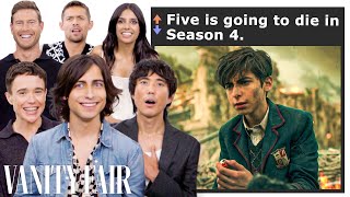 The Umbrella Academy Cast Break Down Season 4 Fan Theories  Vanity Fair [upl. by Yadroc]