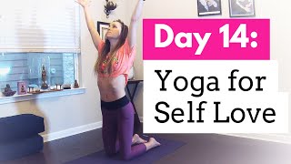 Self Love Yoga  Yoga for beginners  Day 1430 Day Challenge [upl. by Glialentn]