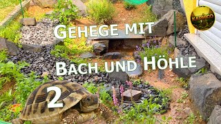 Schildkrötengehege Fertigstellung und Einzug der Babyschildkröten I LandschildkrötenGehege Teil 2 [upl. by Hairym]