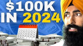 How To Go From 0  100000 In 2024 Step By Step  Jaspreet Singh [upl. by Eilra]