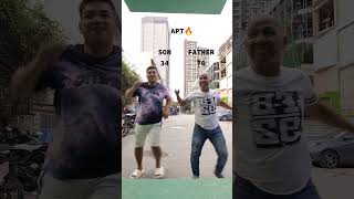 APT 🔥 trending shorts shortvideo short youtube youtubeshorts fatherandson dance tiktok [upl. by Nickelsen821]