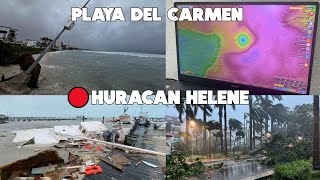 PLAYA DEL CARMEN🔴HURACAN CATEGORIA 1 ESTA AFECTANDO AL CARIBE MEXICANO 25 SEPTIEMBRE [upl. by Lak953]