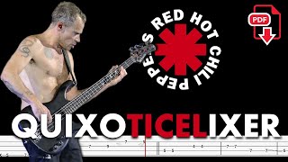 Red Hot Chili Peppers  Quixoticelixer 🔴Bass Tabs  Notation ChamisBass rhcpbass chamisbass [upl. by Caroline715]