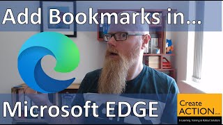 How to add BOOKMARKS and FAVOURITES in MS EDGE [upl. by Eicaj483]