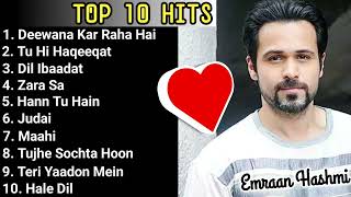 Emraan Hashmi romantic songs 🎵 Hindi bollywood romantic songs  Best of Emraan Hashmi Top 10 hits [upl. by Bronny]