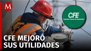 CFE registra una utilidad neta de 96 mil mdp 700 mejor que en 2022 [upl. by Giardap]