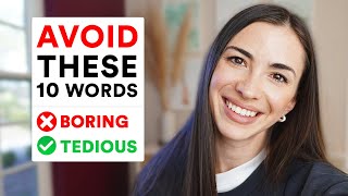 10 overused English words you should try to AVOID [upl. by Karilynn]